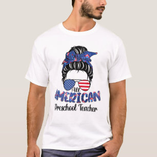 Great Niedlich All American Preschool Teacher 4. J T-Shirt