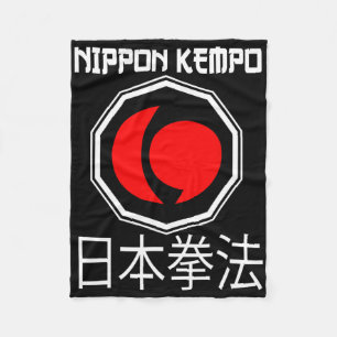 Great Nippon Kempo Design Japan Shorinji Karate Fleecedecke