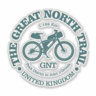 Great North Trail (Radfahren) Aufkleber