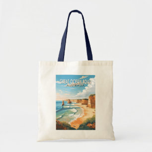 Great Ocean Road Australia Reisen Kunst Vintag Tragetasche
