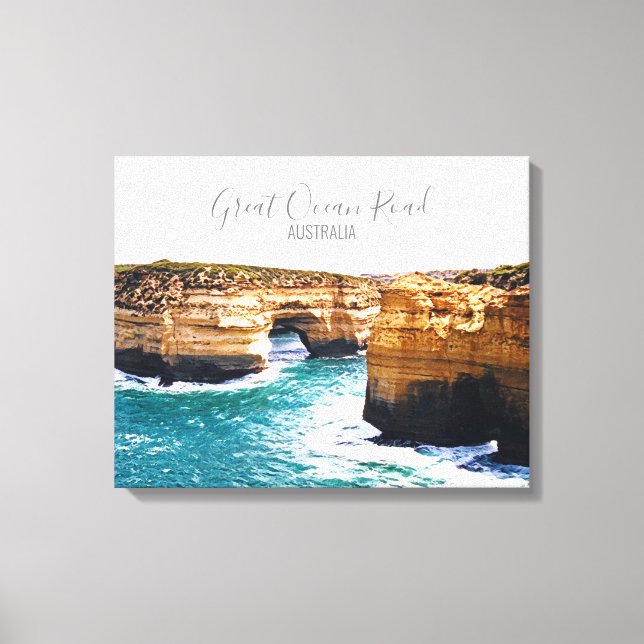 Great Ocean Road Victoria Australien Reise Leinwanddruck (Vorderseite)