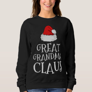 Great Oma Claus Weihnachtsstrohfamilie passt zusam Sweatshirt
