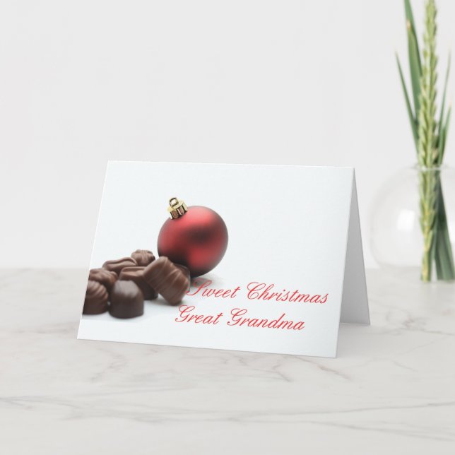Great Oma Merry Weihnachtskarte Feiertagskarte (Vorderseite)