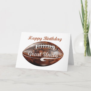 Great Onkel Geburtstag Grunge Große Fußball Sport Karte