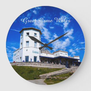 Great Orme Wales. Große Wanduhr