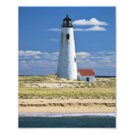 Great Point Lighthouse Nantucket MA Foto Print