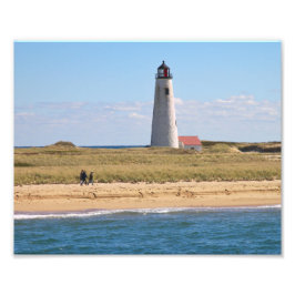 Great Point Lighthouse Nantucket MA Foto Print