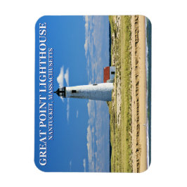 Great Point Lighthouse Nantucket MA Magnet