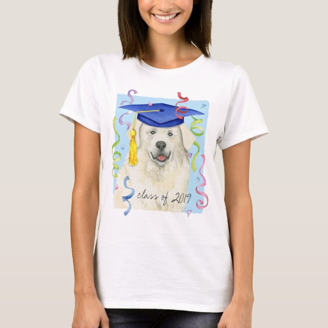 Great Pyrenäen Graduate T-Shirt (Vorderseite)