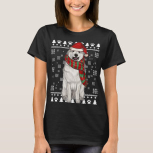 Great Pyrenäen Hund Weihnachtsmannmütze Xmas Ugusw T-Shirt