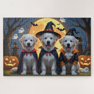 Great Pyrenäen Hunde Pumpkin Halloween Funny