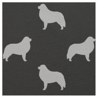 Great Pyrenäen Hunde Silhouetten Muster