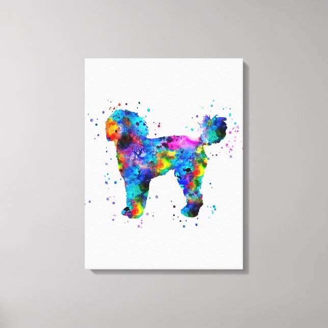 Great Pyrenäen Print | MAMA VATER Leinwanddruck (Vorderseite)