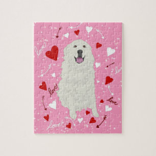 Great Pyrenäen Valentinstag