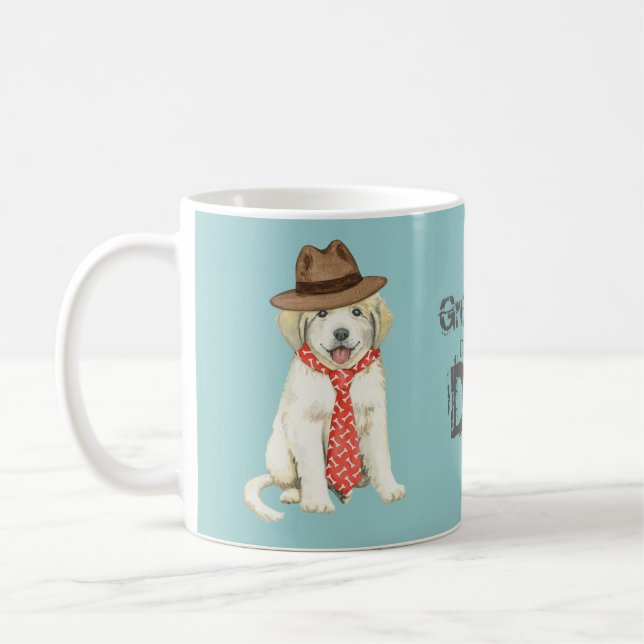 Great Pyrenäen Vater Kaffeetasse (Links)