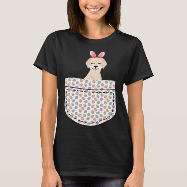 Great Pyrenee Pocket Egg Easter Day Boys Girls Kid T-Shirt (Vorderseite)