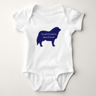 Great Pyrenees Baby-Body Baby Strampler