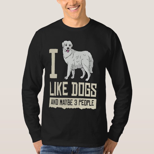 Great Pyrenees Dog Puppies Owner Lover T-Shirt (Vorderseite)