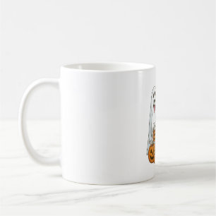Great Pyrenees Hund Geisterhexe Halloween passend Kaffeetasse