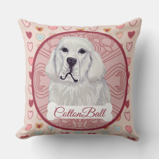 Great Pyrenees Personalize Valentine Pillow Kissen