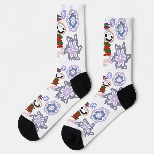 Great Pyrenees winter  Socken (Linkes Detail)