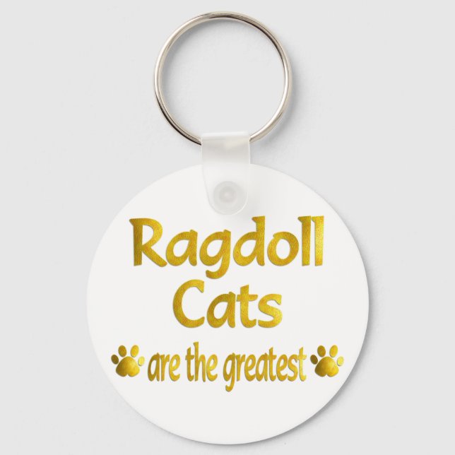 Great Ragdoll Schlüsselanhänger (Vorderseite)