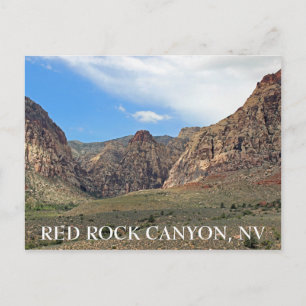Great Red Rock Canyon Postcard! Postkarte