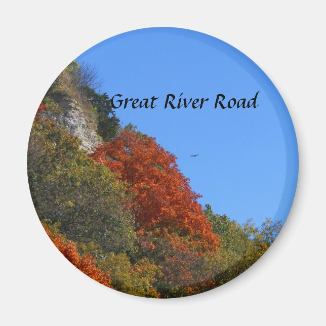 Great River Road Magnet (Vorne)