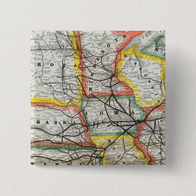Great Rock Island Route Button (Vorderseite)