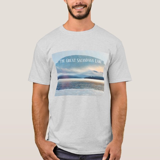 Great Sacandaga Lake - T-Shirt (brushed) (Devant)