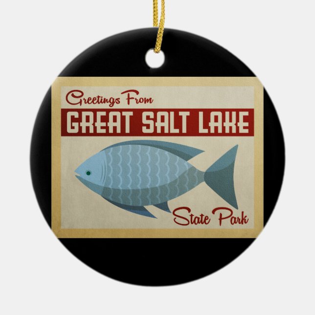 Great Salt Lake Festival Keramik Ornament (Vorne)