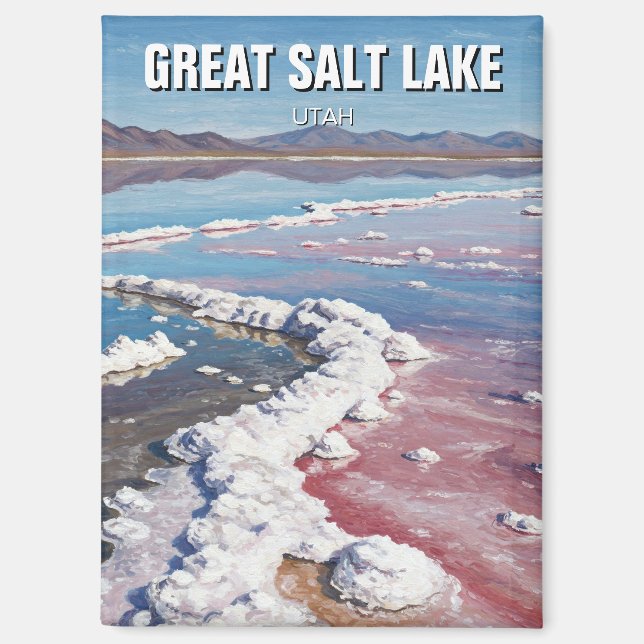 Great Salt Lake Utah Magnet (Vorderseite)
