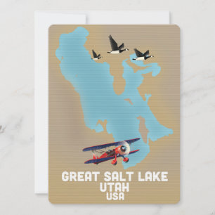 Great Salt Lake, Utah Reiseplakat