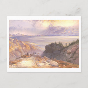 Great Salt Lake Vintage Prang Lithografie Postkarte