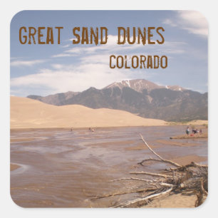 Great Sand Dunes Colorado Aufkleber
