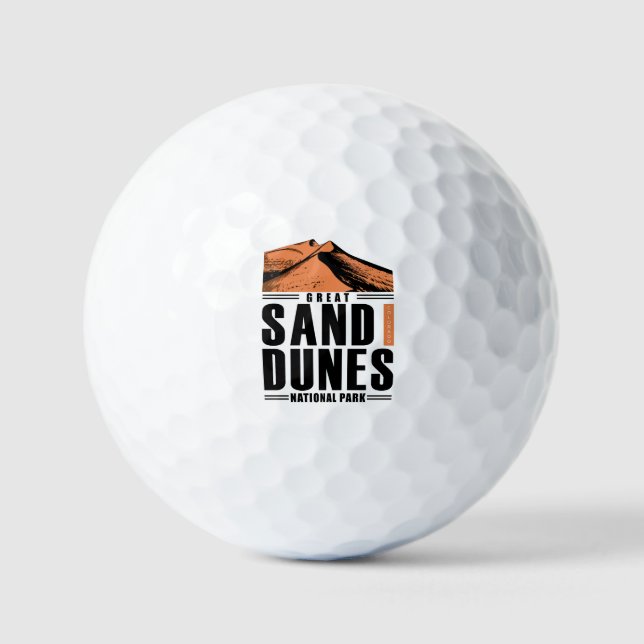 Great Sand Dunes Nationalpark Colorado Golfball (Vorderseite)