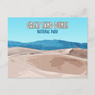Great Sand Dunes Nationalpark Colorado Postkarte