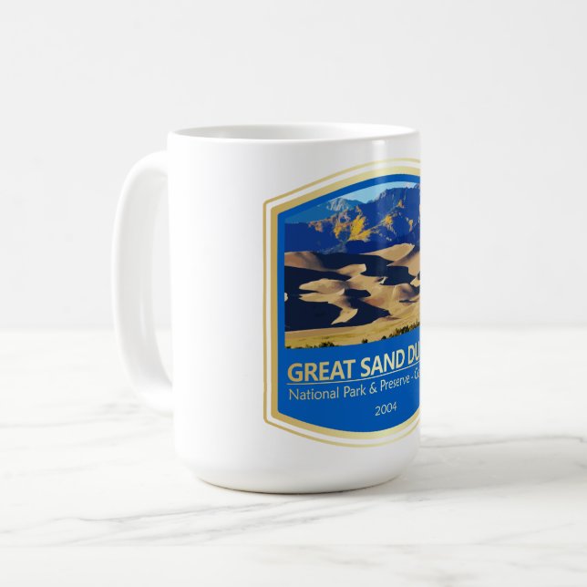 Great Sand Dunes NP (PF1) Kaffeetasse (Vorderseite Links)