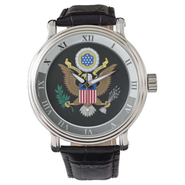 Great Siegel United Staaten Armbanduhr (Vorderseite)