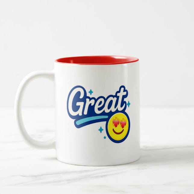 Great Smile coffee Tasse Gift for Friends & All (Links)