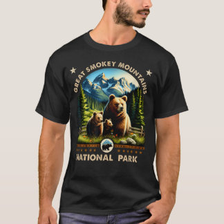 Great Smokey Mountains Nationalpark Schwarzbär T-Shirt