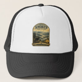 Great Smokey Mountains Reise Logo Truckerkappe