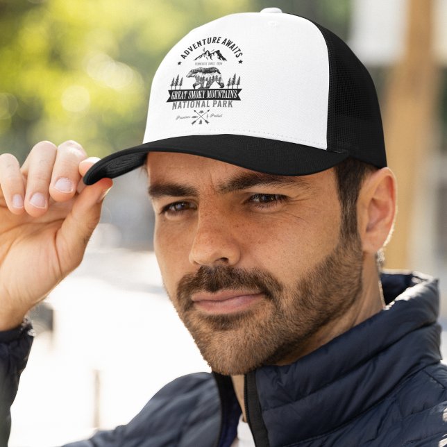 Great Smoky Mountains Forest Landscape Truckerkappe (Von Creator hochgeladen)