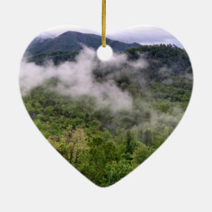 Great Smoky Mountains Keramik Ornament