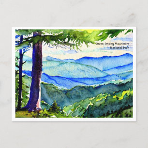 Great Smoky Mountains National Park 2 Feiertagspostkarte