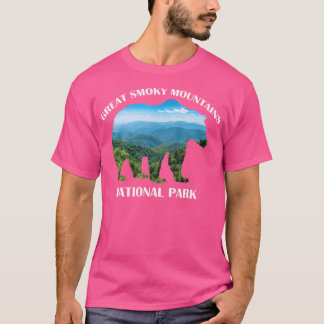 Great Smoky Mountains National Park Bären Camping  T-Shirt