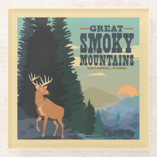 Great Smoky Mountains National Park Glasuntersetzer