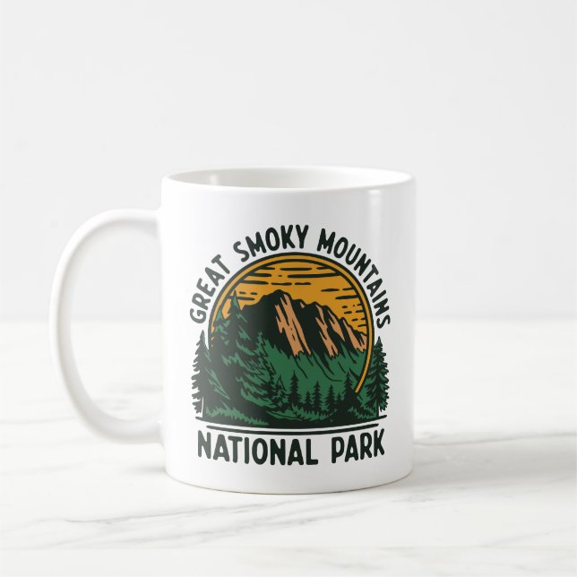 Great Smoky Mountains National Park Kaffeetasse (Links)