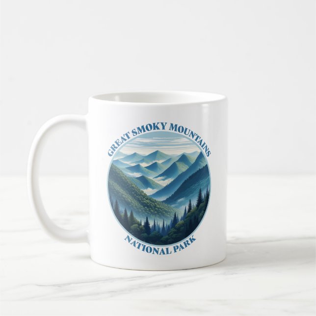Great Smoky Mountains National Park Kaffeetasse (Links)