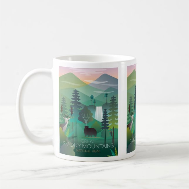 Great Smoky Mountains National Park Kaffeetasse (Links)